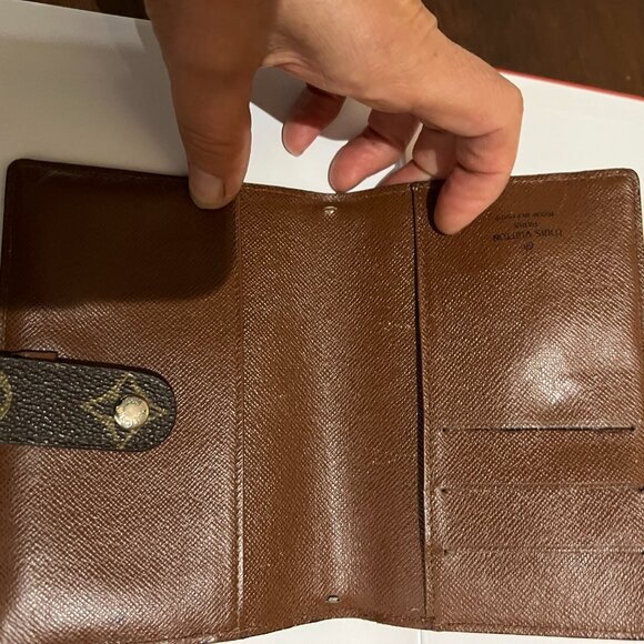 Louis Vuitton Brown and Gold Wallet - Picture 3 of 6